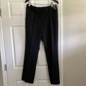 Black Straight Leg Pants with Sleek Silhouette